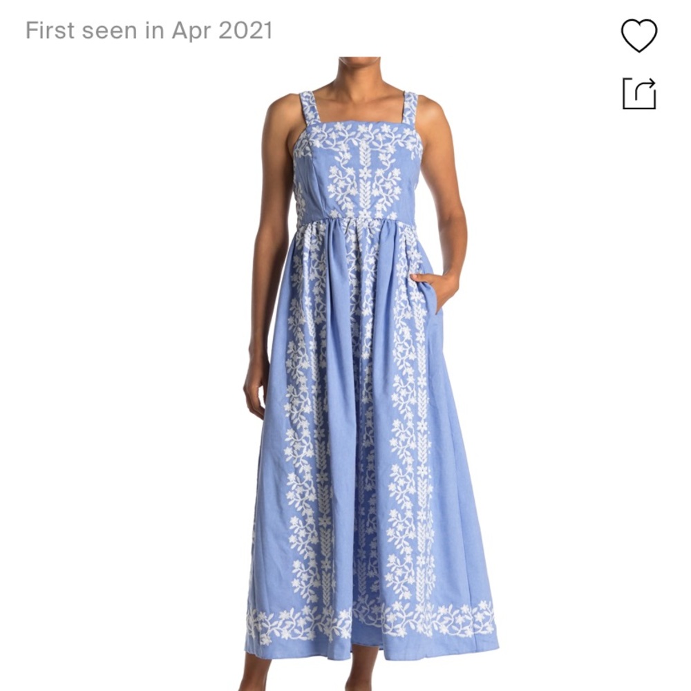 JULIA JORDAN Chambray Dress